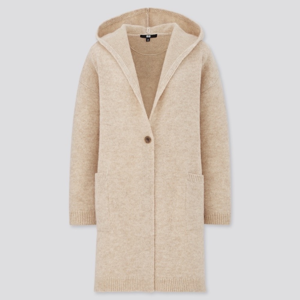 Uniqlo hooded long cardigan